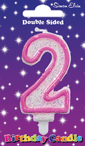 Click to view product details and reviews for Candle Birthday Number 2 Pink.