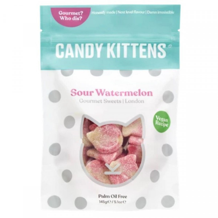 Click to view product details and reviews for Candy Kittens Sour Watermelon Gourmet Sweets 145g X 7 703734.