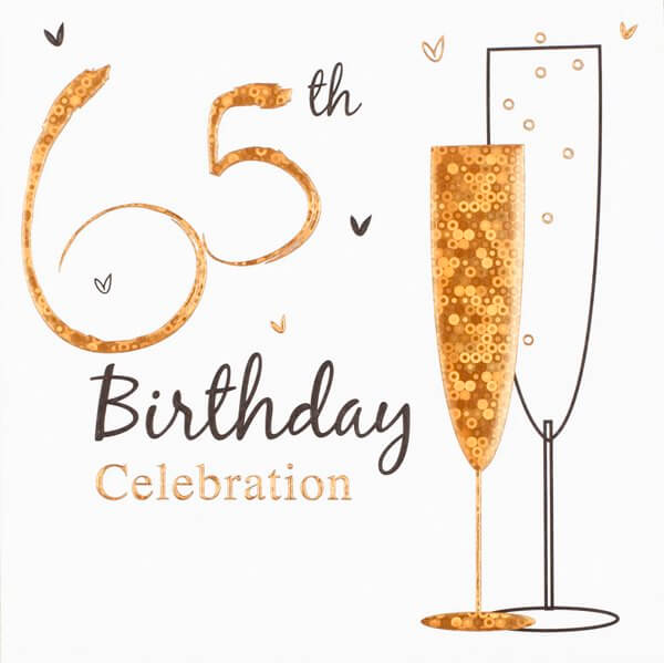 Click to view product details and reviews for Card Happy Birthday 65th Invitation 6 Pack.
