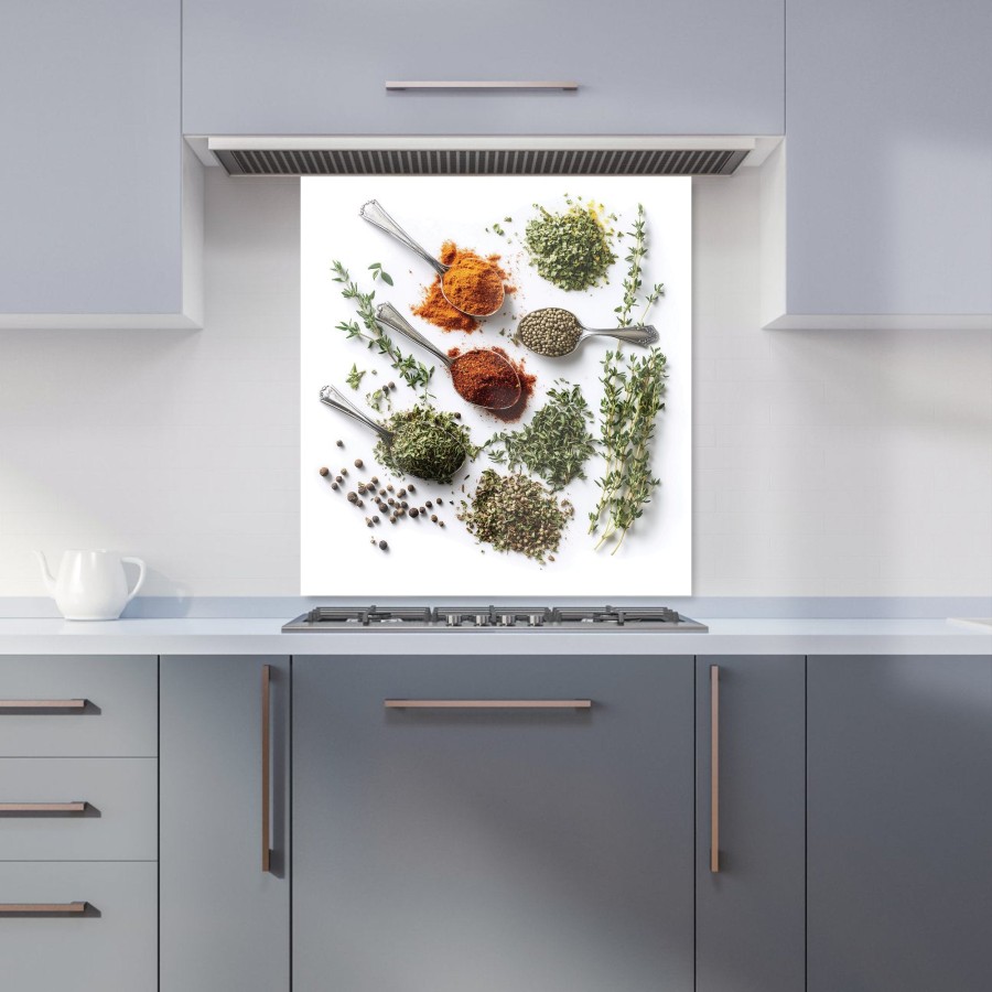 Click to view product details and reviews for Herbal Essence In Spoons Kitchen Splashback W700mm X H750mm.