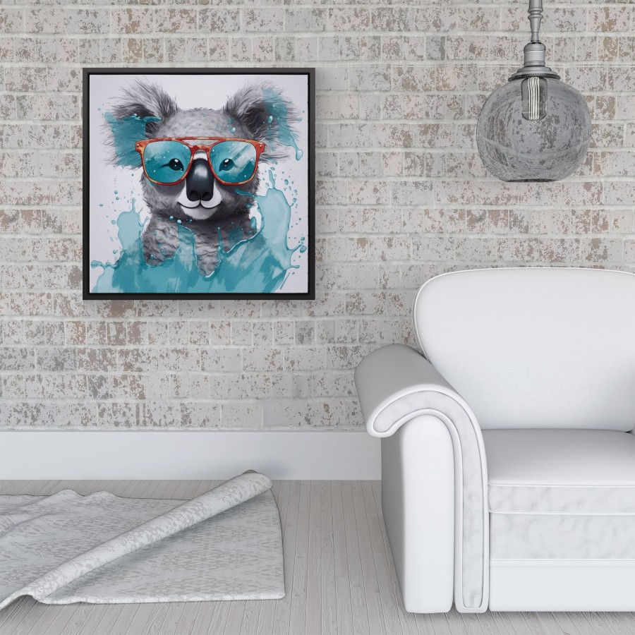 Click to view product details and reviews for Splashart Koala In Glasses Framed Canvas 16 X 16 Black. Click to view product details and reviews for Splashart Koala In Glasses Framed Canvas 16 X 16 Black.