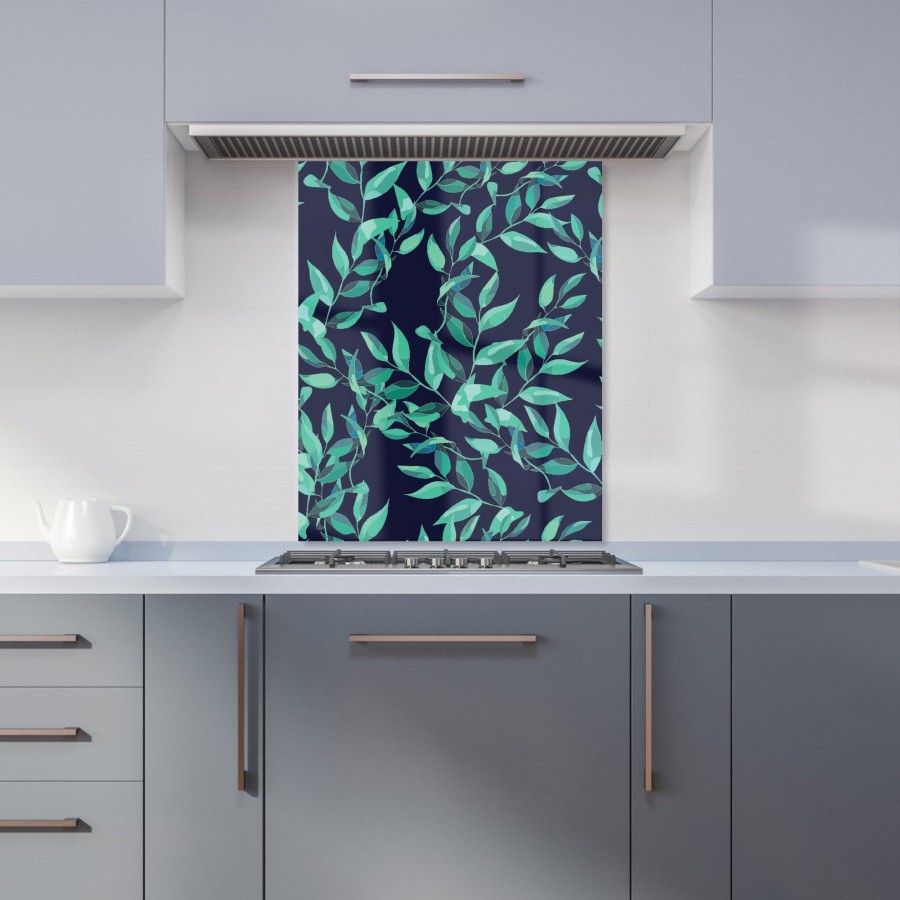 Click to view product details and reviews for Delicate Green Foliage Kitchen Splashback W600mm X H750mm.