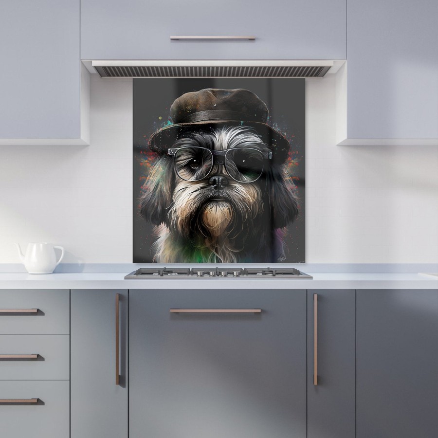 Click to view product details and reviews for Lhasa Apso Dog Splashart Kitchen Splashback W700mm X H750mm.