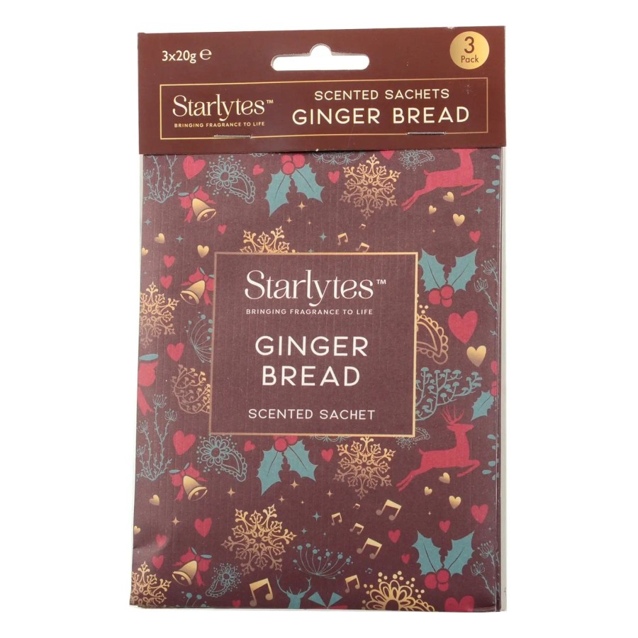 Starlytes Christmas Scented Sachets Festive Fragrance 3 x 20g