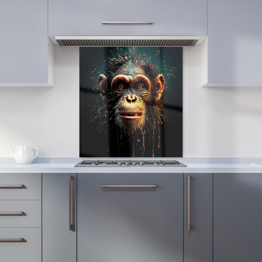 Click to view product details and reviews for Splashart Monkey Face Kitchen Splashback W900mm X H750mm.