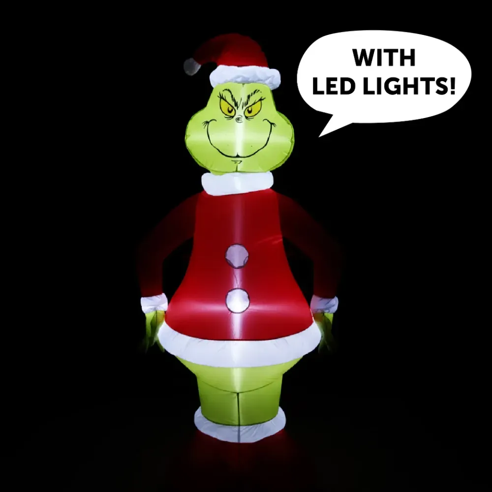 4 Ft / 120cm Inflatable Grinch Decoration