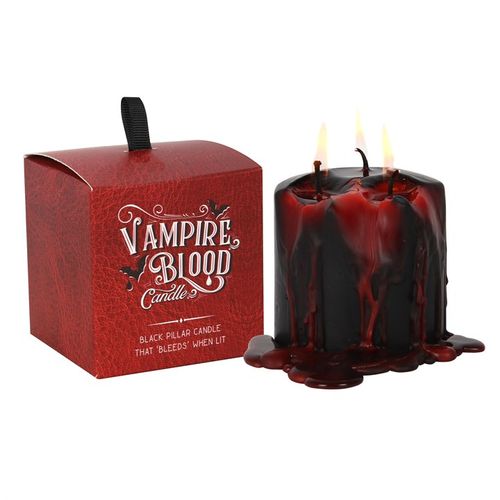 Click to view product details and reviews for Small Vampire Blood Pillar Candle.