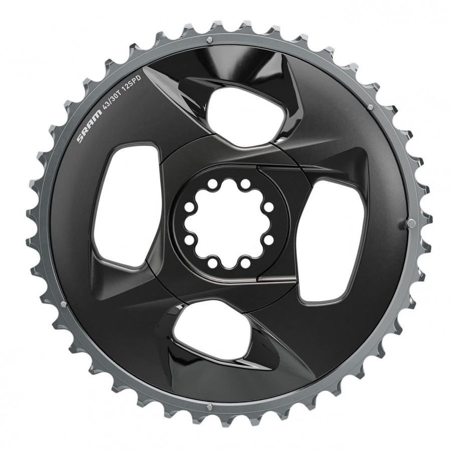 Click to view product details and reviews for Chain Ring Road 43t 94bcd 2x12 Force Wide With Cover Plate 2021 Polar Grey 43t Crs8015004.