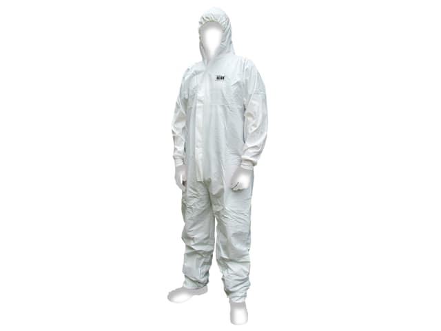 Chemical Splash Resistant Disposable Coverall White Type 5/6 XXL (45-49in) SCAWWDOXXL56