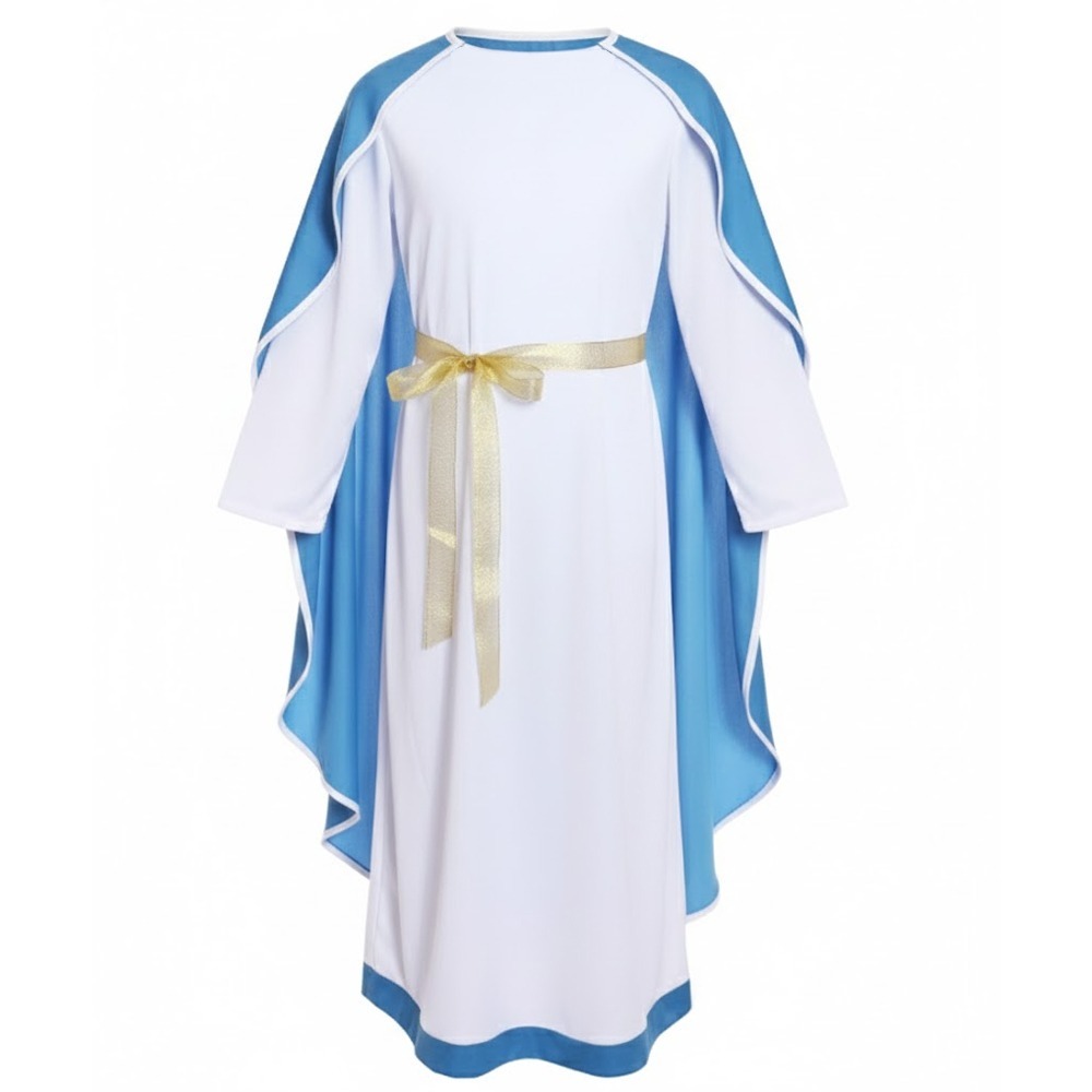 Kids Virgin Mary Christmas Nativity Costume