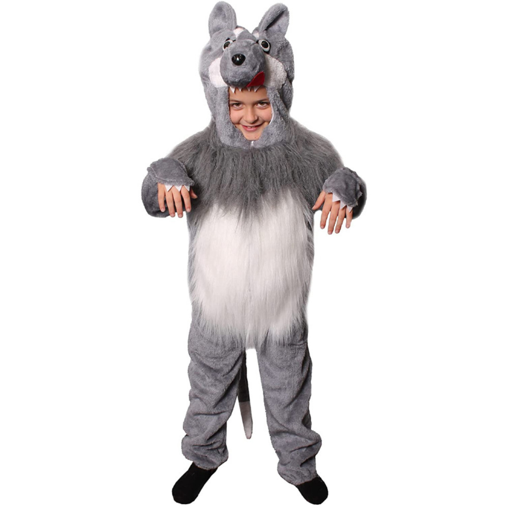 Childs Big Bad Wolf Costume World Book Day Costume Medium