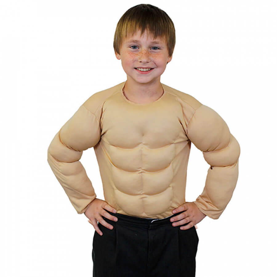 Childs Nude Muscle Chest