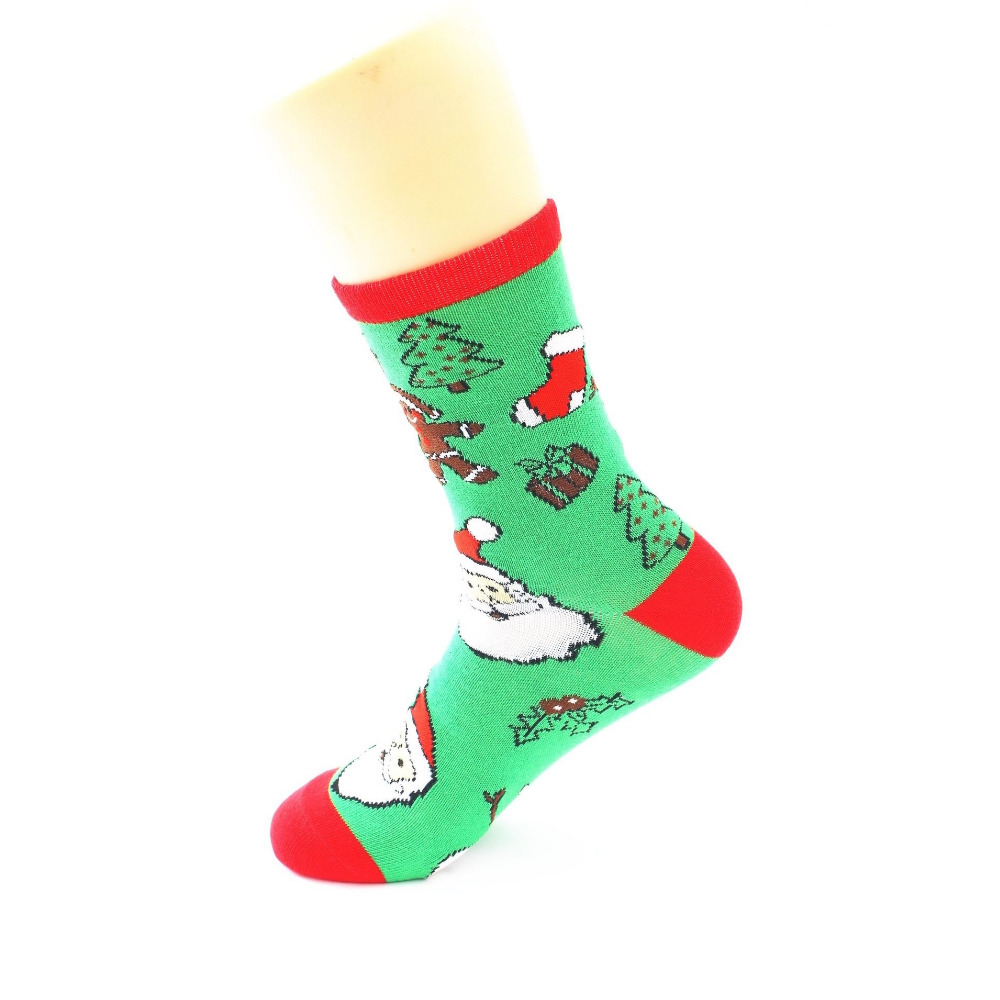 Christmas Festive Socks Unisex Novelty One Size Ankle Sock Gift - Christmas Characters