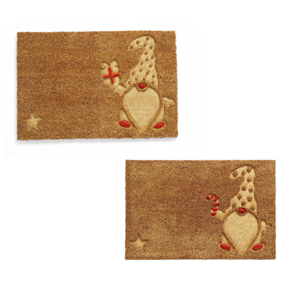 Christmas Novelty Doormat Indoor/Outdoor XMAS Gonk Assorted Design 40 x 60cm