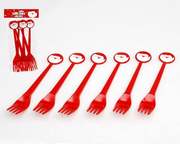 Click to view product details and reviews for Christmas Party Forks 17 Cm Pkt 6.