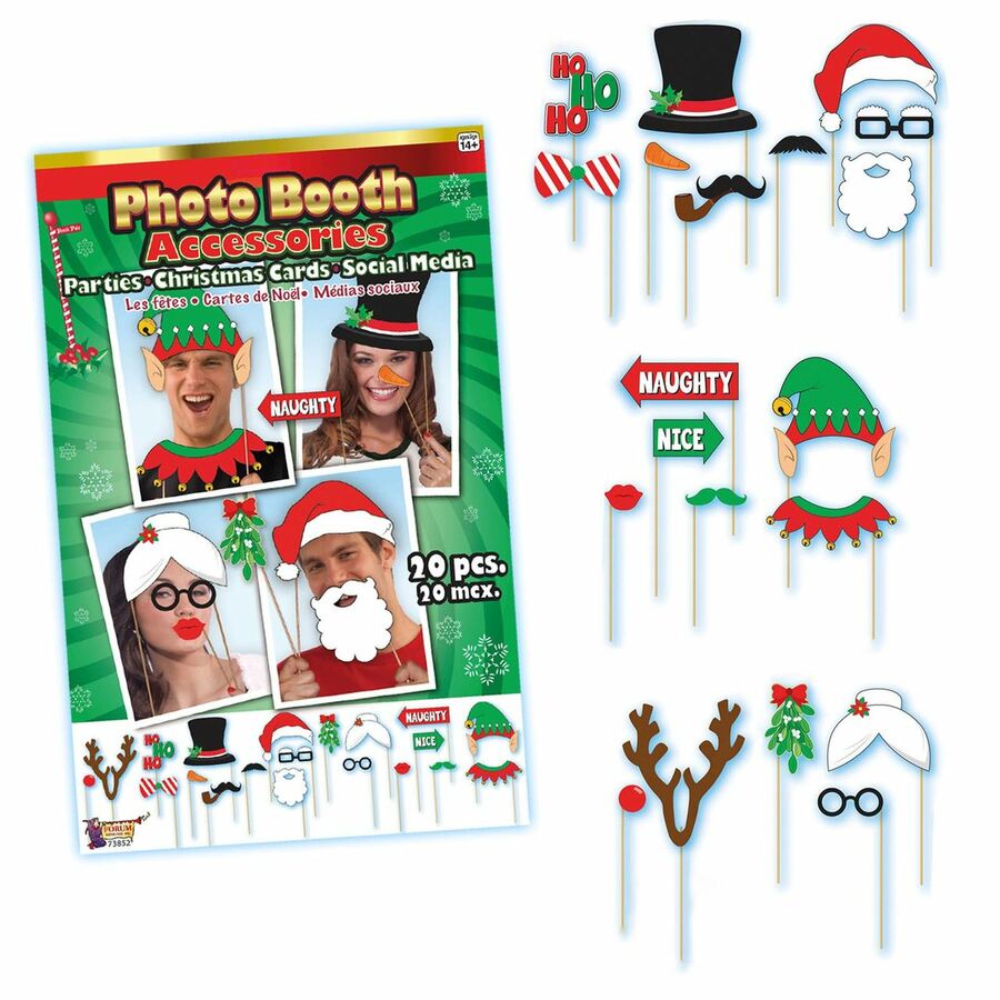 Christmas Photobooth Prop Set