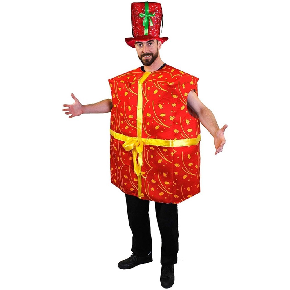 Christmas Present Costume with Hat