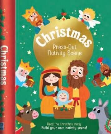 Christmas Press-out Nativity Scene