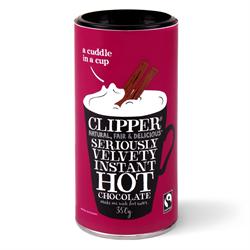 Click to view product details and reviews for Clipper Fairtrade Seriously Velvety Instant Hot Chocolate 350g Clip2.