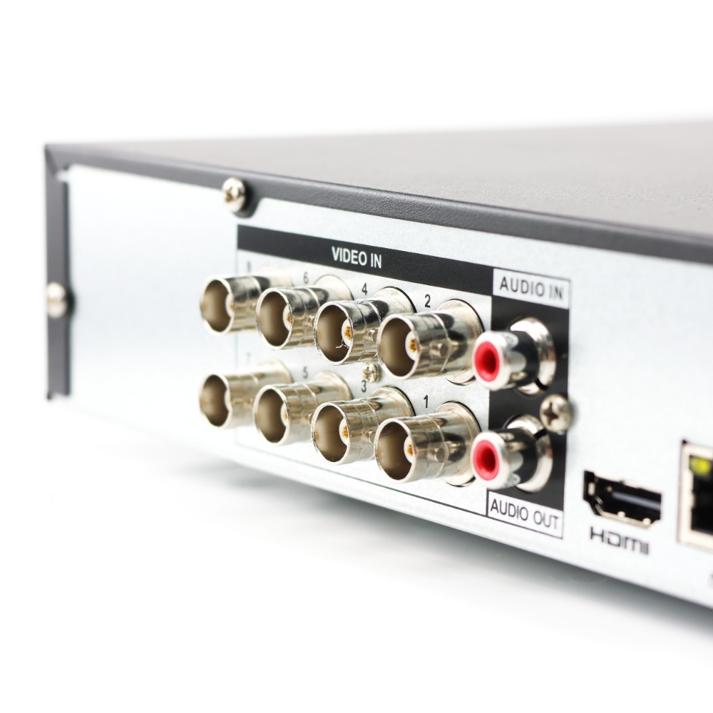 Dahua 8-Channel Compact Hybrid DVR DH-XVR5108H-X-8P – Penta-brid H.265+ CCTV Recorder