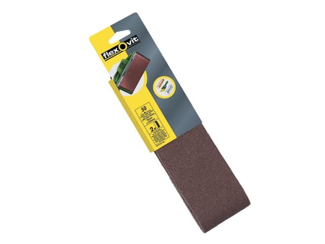 Cloth Sanding Belts 533 x 75mm 120G Fine (Pack of 2) FLV26470
