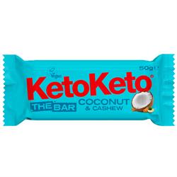 Coconut & Cashew Keto Bar 50g - KTK1