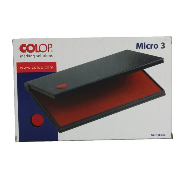 Click to view product details and reviews for Colop Stamp Pad Micro 3 Red Micro3rd Em05402.
