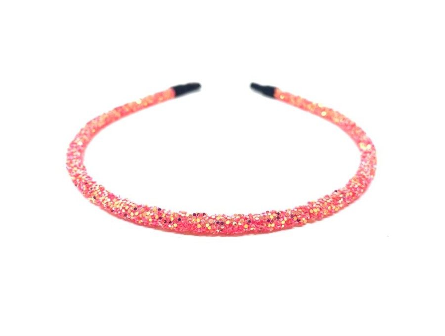 Click to view product details and reviews for Coral Glitter Headband.
