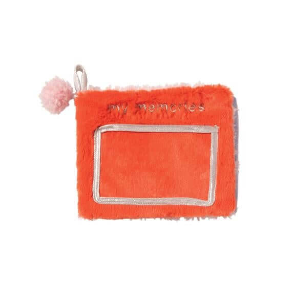 Coral Photo Book - fabric book to insert photos into