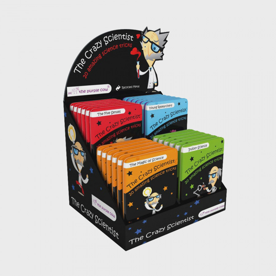 Crazy Scientist Activity Cards - Science Tricks