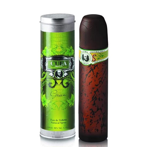 Cuba Green For Men 100ml Eau De Toilette Spray