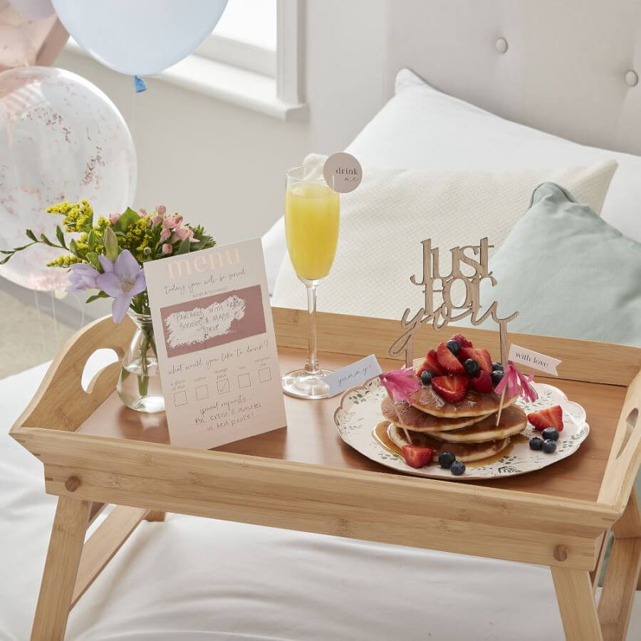 Click to view product details and reviews for Customisable Breakfast In Bed Set Mothers Day Birthday Gift Decoration.
