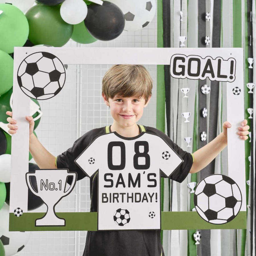 Customisable Football Party Photo Booth Stand World Cup Soccer Selfie Gift