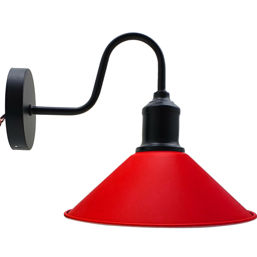 Click to view product details and reviews for Modern Retro Industrial Wall Mounted Lights Rustic Sconce Lamps Fixture2482 Red.