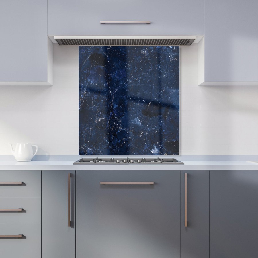 Click to view product details and reviews for Ocean Blue Quartz Effect Kitchen Splashback W600mm X H650mm.