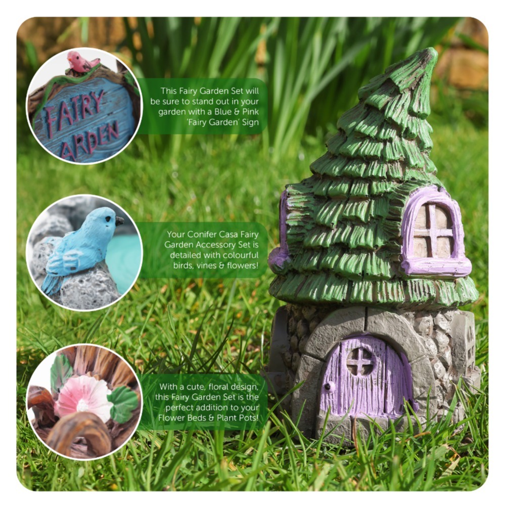 Conifer Fairy Garden Accessories Kit