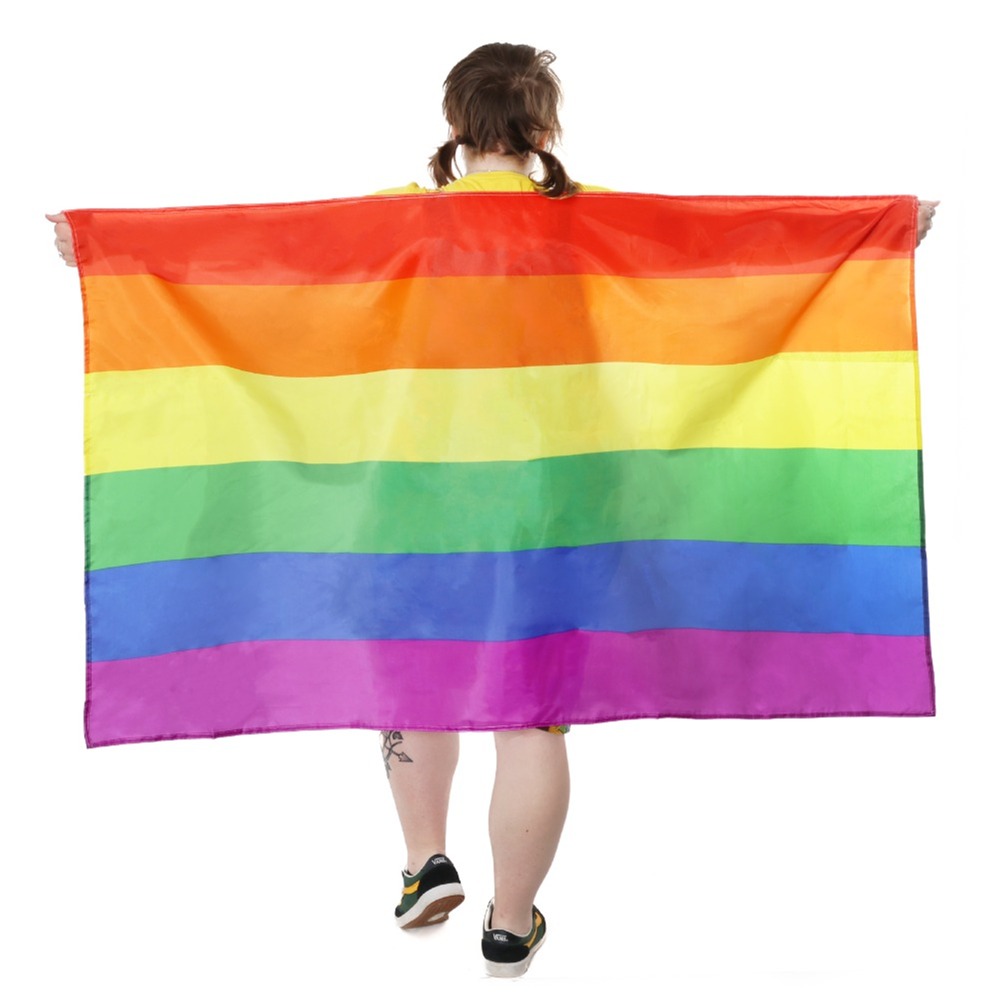 Wearable Rainbow Pride Flag Cape – Multiple Pack Sizes for Pride Celebrations