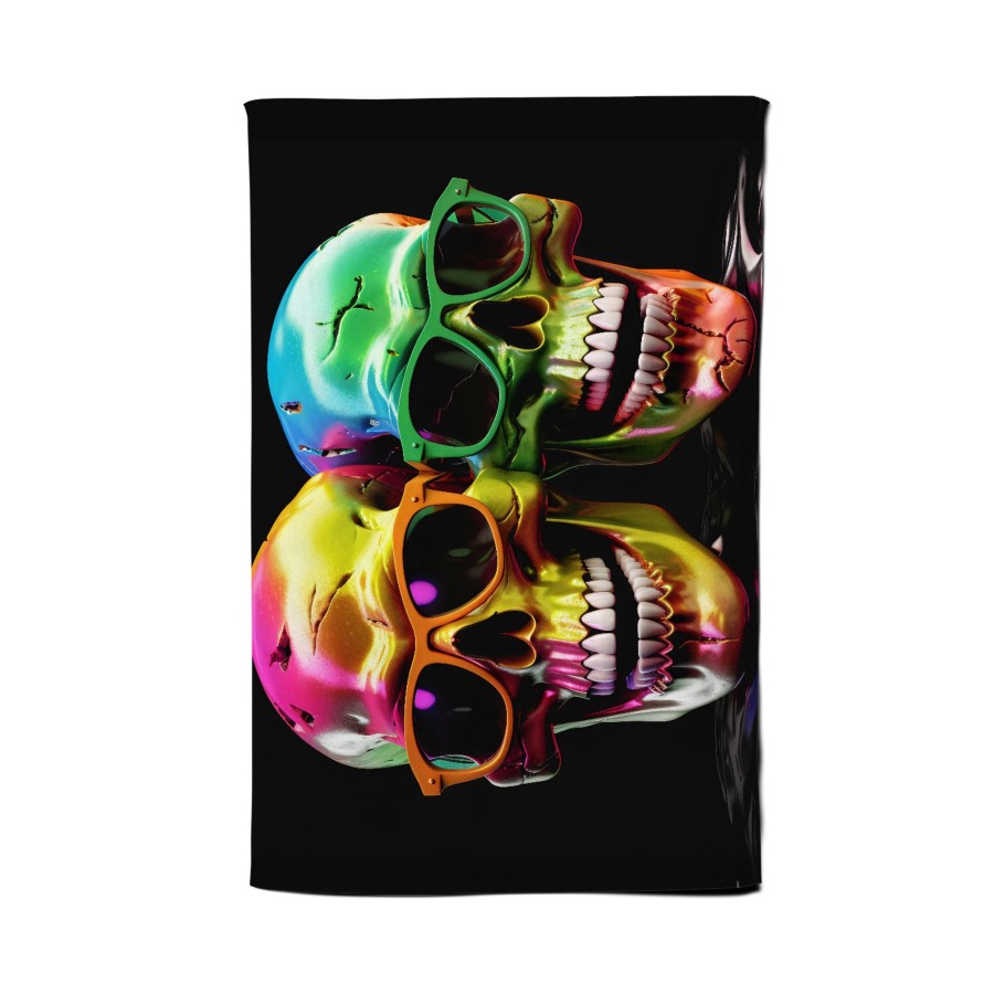 Click to view product details and reviews for Happy Skeletons In Sunglasses Tea Towel.