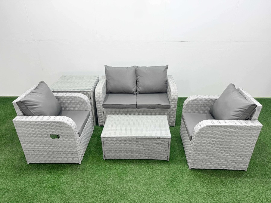 Click to view product details and reviews for Fimous Light Grey Pe Wicker Rattan Garden Furniture Set Sofa Set Reclining Adjustable Chair Rectangular Coffee Table 4 Seater With Side Table. Click to view product details and reviews for Fimous Light Grey Pe Wicker Rattan Garden Furniture Set Sofa Set Reclining Adjustable Chair Rectangular Coffee Table 4 Seater With Side Table.