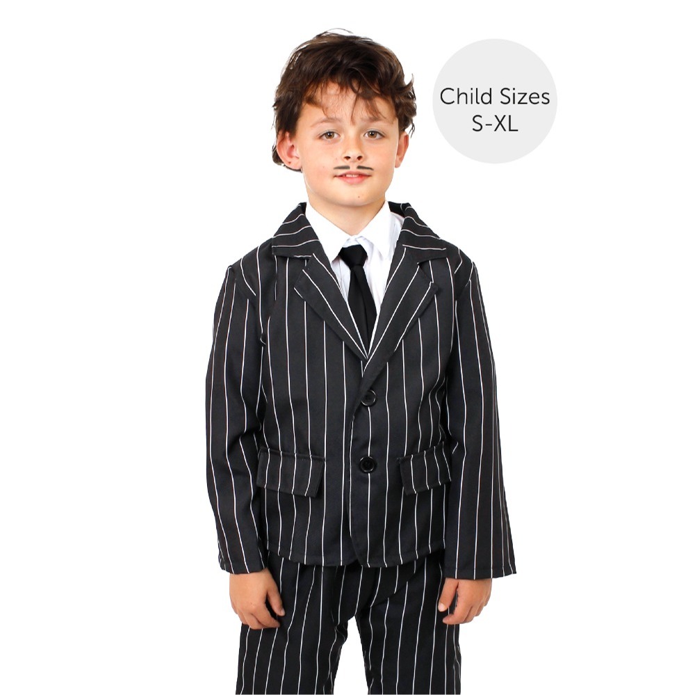 Childs Pinstripe Gangster Suit
