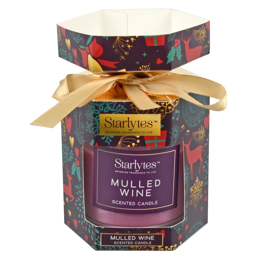 Starlytes Christmas Scented Candle Half Cracker Gift Box 120g