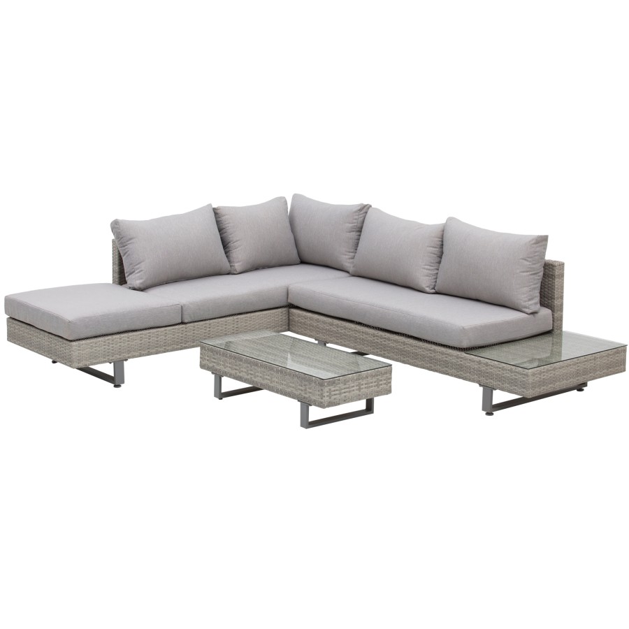 Click to view product details and reviews for Outsunny 3pc Rattan Garden Furniture Wicker Conservatory Corner Sofa Set Chaise Lounge With Coffee Table Side Table Cushions – Grey. Click to view product details and reviews for Outsunny 3pc Rattan Garden Furniture Wicker Conservatory Corner Sofa Set Chaise Lounge With Coffee Table Side Table Cushions – Grey.