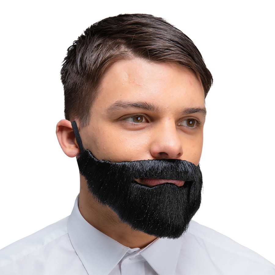 Click to view product details and reviews for Deluxe Realistic Beard Moustache Facial Hair Adults Fancy Dress Black.