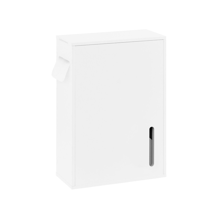 Click to view product details and reviews for Sobuy Bzr199 W Toilet Paper Holder Cabinet Dispenser Bathroom Wall Cabinet No Drilling Required White.