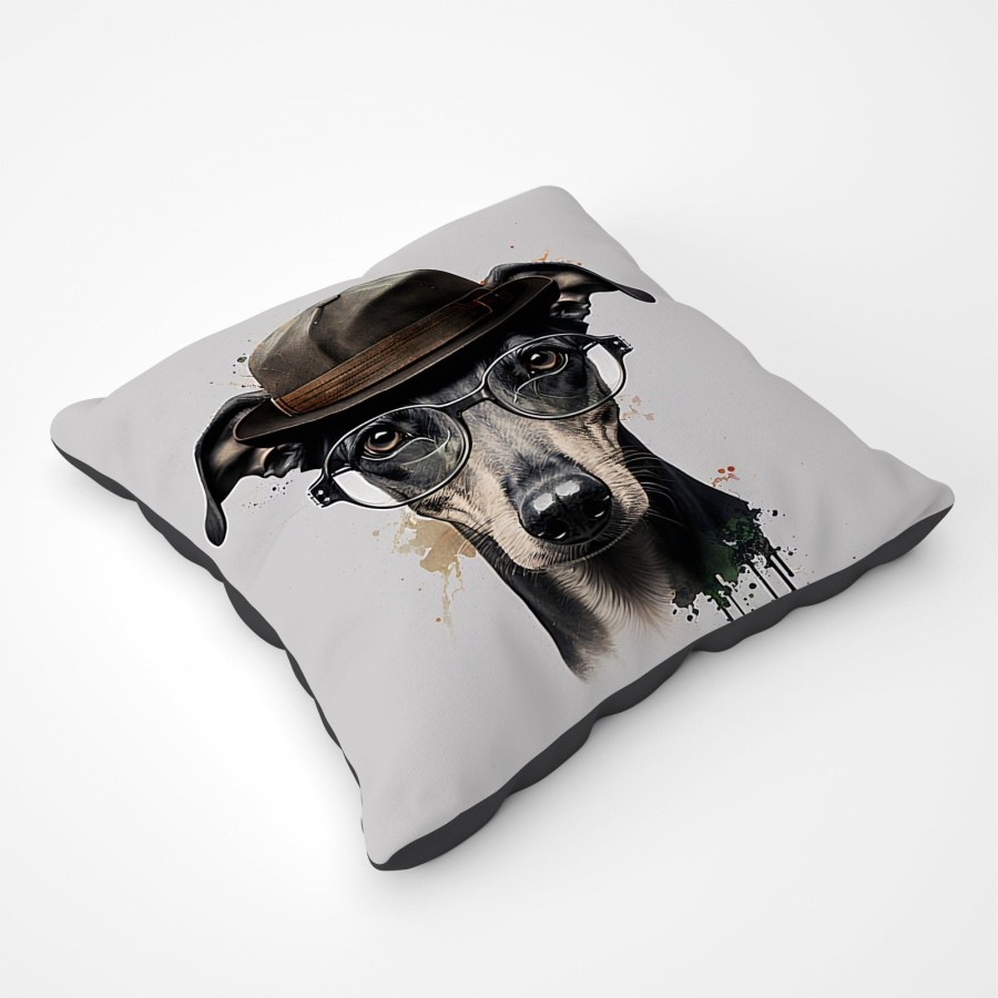 Whippet Dog Splashart Pet Bed