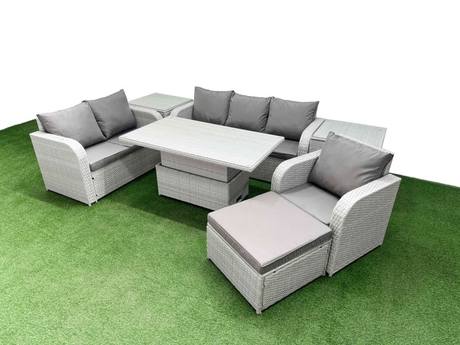 Click to view product details and reviews for Fimous Patio Pe Wicker 7 Seater Outdoor Rattan Furniture Sofa Sets With Adjustable Lifting Dining Or Coffee Table Reclining Chair Loveseat Sofa 3 Seat. Click to view product details and reviews for Fimous Patio Pe Wicker 7 Seater Outdoor Rattan Furniture Sofa Sets With Adjustable Lifting Dining Or Coffee Table Reclining Chair Loveseat Sofa 3 Seat.