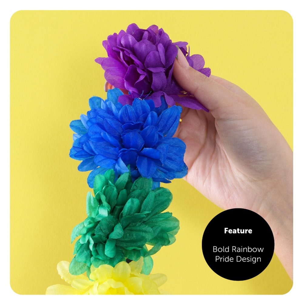 Rainbow Pride Headband, Vuvuzela and Facepaint Stick Set