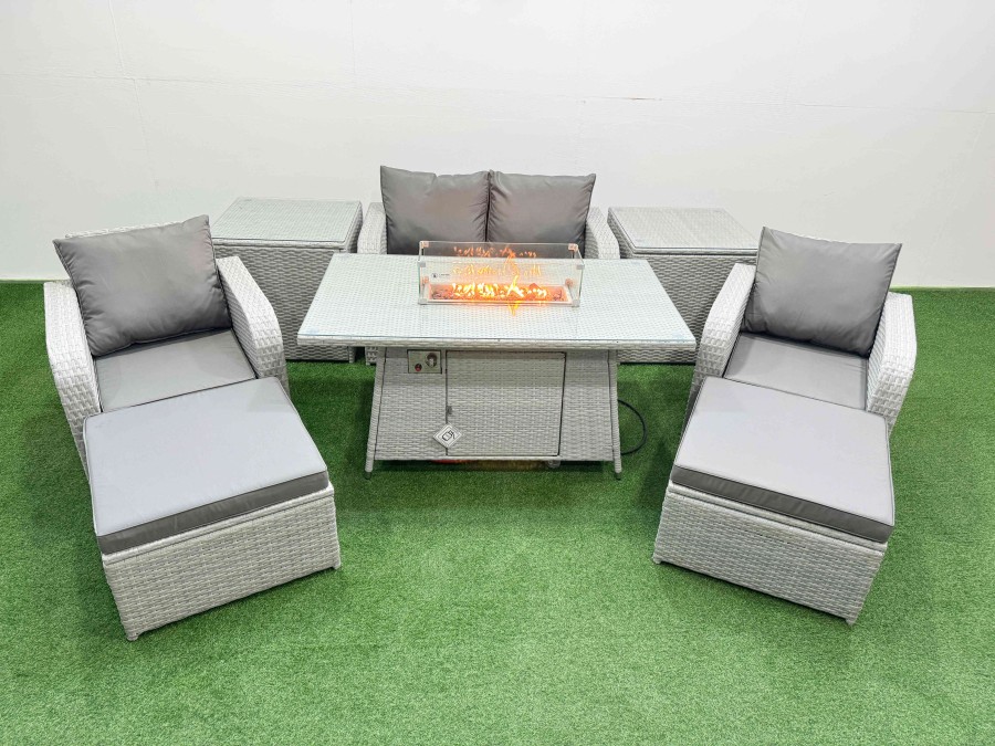 Click to view product details and reviews for Fimous Light Grey Pe Wicker Rattan Garden Furniture Set Sofa Set Reclining Chair Firepit Dining Table 6 Seater 2 Big Stools 2 Side Table. Click to view product details and reviews for Fimous Light Grey Pe Wicker Rattan Garden Furniture Set Sofa Set Reclining Chair Firepit Dining Table 6 Seater 2 Big Stools 2 Side Table.