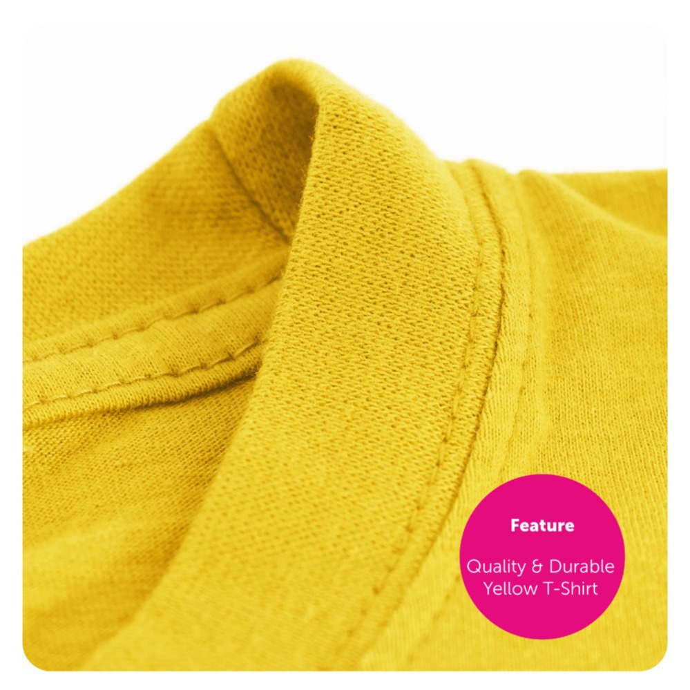 Boy's Yellow Crayon T-Shirt – Fun Kids Costume Top for Parties, Dress-Up & School Events