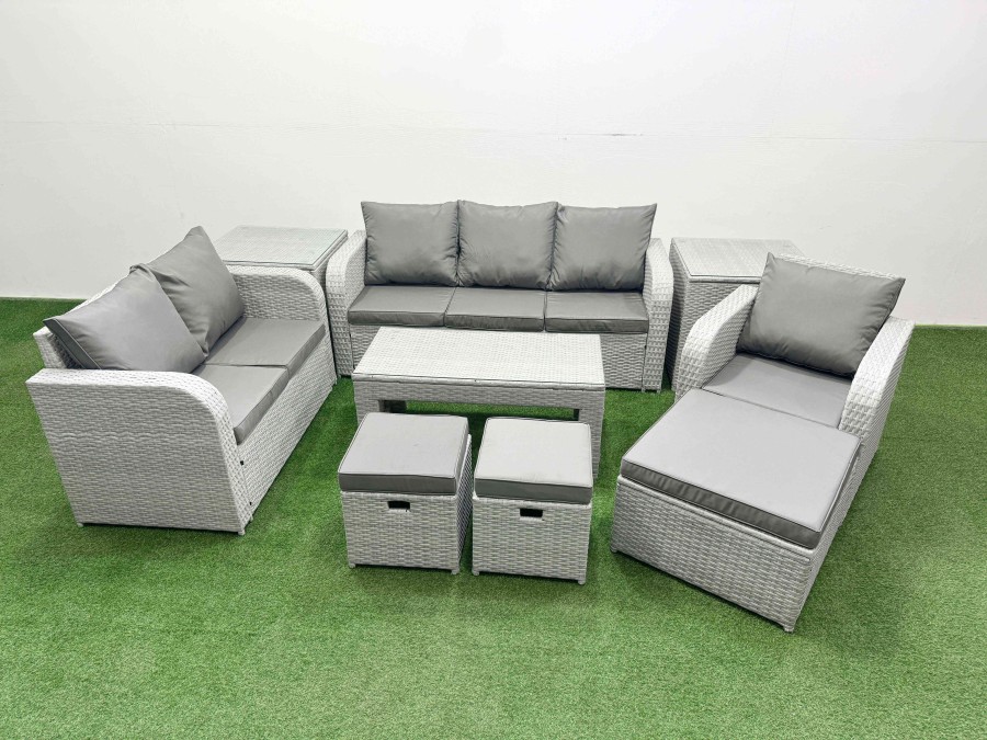 Click to view product details and reviews for Fimous Patio Pe Wicker 9 Seater Outdoor Rattan Furniture Sofa Sets With Oblong Coffee Table Reclining Chair Loveseat Sofa 3 Seater Sofa Stool 2 Side T. Click to view product details and reviews for Fimous Patio Pe Wicker 9 Seater Outdoor Rattan Furniture Sofa Sets With Oblong Coffee Table Reclining Chair Loveseat Sofa 3 Seater Sofa Stool 2 Side T.
